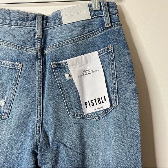 Pistola Presley High Rise Relaxed Roller Jeans - Picture 5 of 6